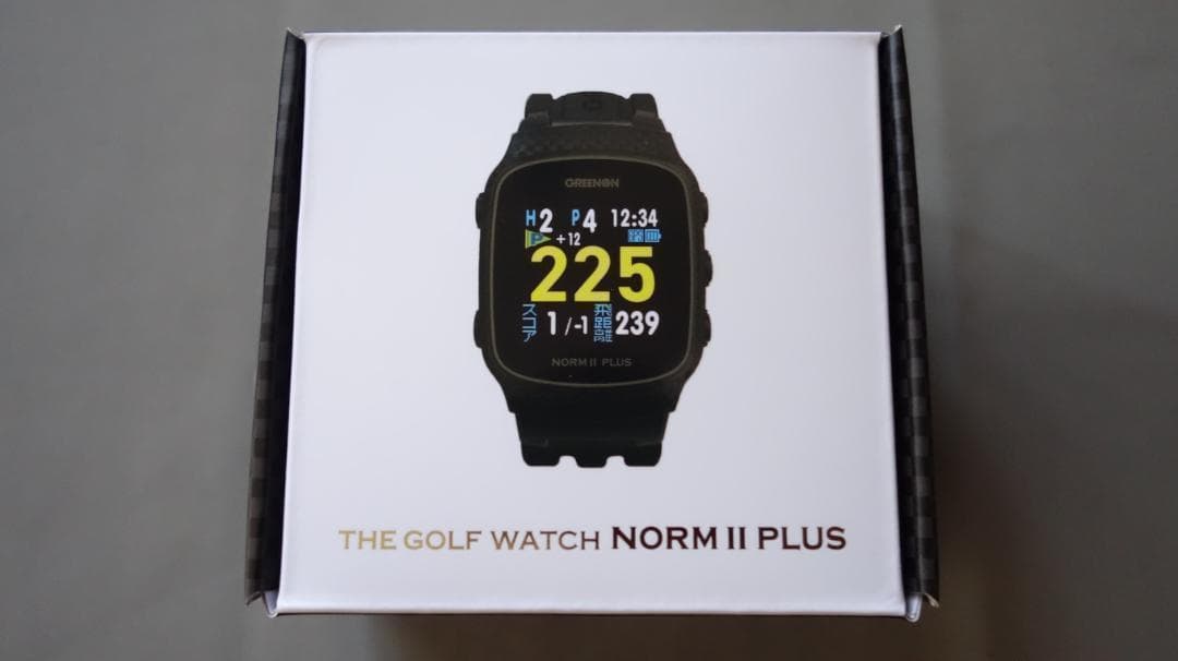 【新品】 グリーンオン ゴルフ ウォッチ ノルム II プラス 黒＋おまけ