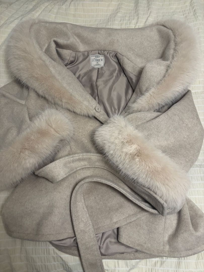 【優美さん専用】ベージュ ファーコート FREEサイズ