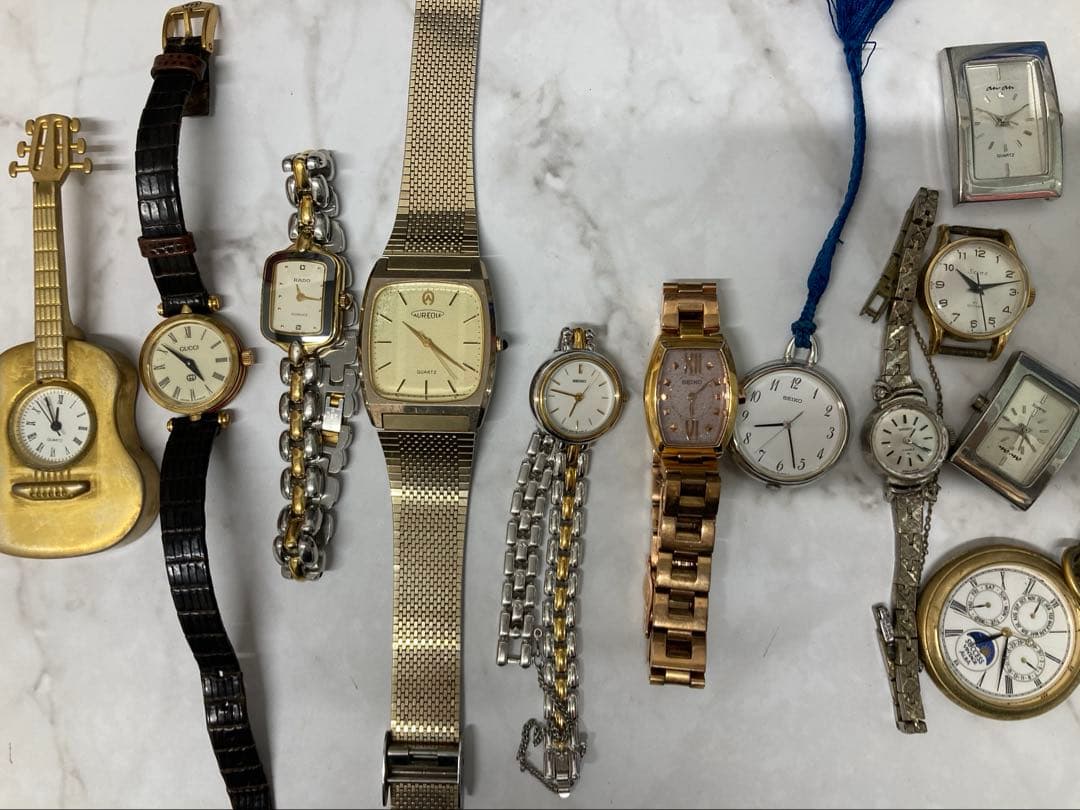 【ジャンク品】SEIKO.gucci.RADOなど時計おまとめ