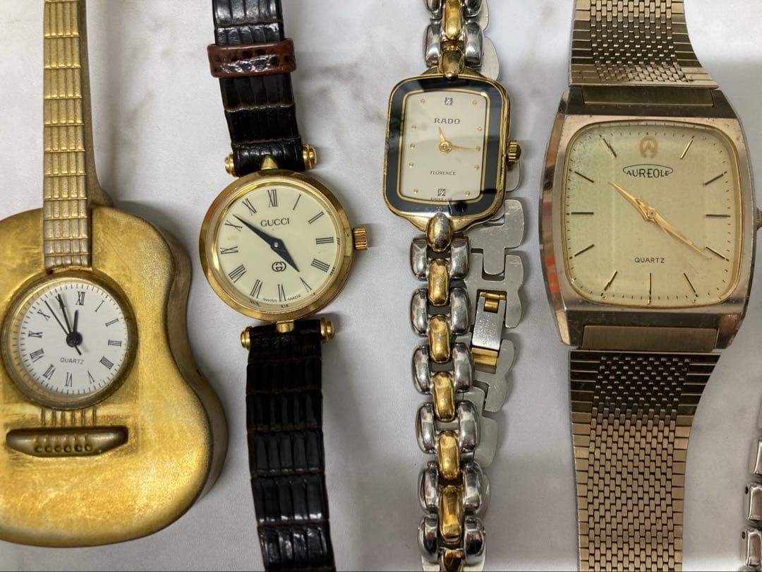 【ジャンク品】SEIKO.gucci.RADOなど時計おまとめ