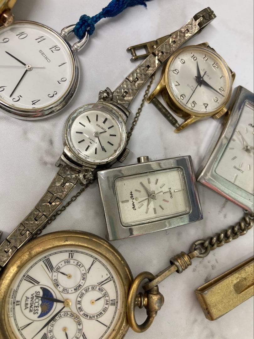【ジャンク品】SEIKO.gucci.RADOなど時計おまとめ