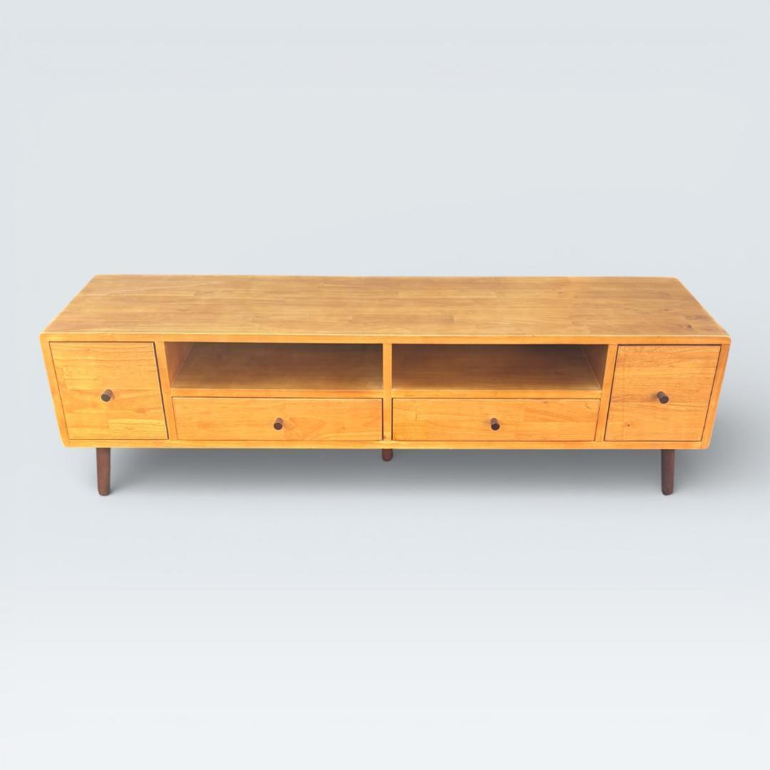 【最終価格】北欧風テレビ台 150cm幅 KOKOA ローボード 天然木