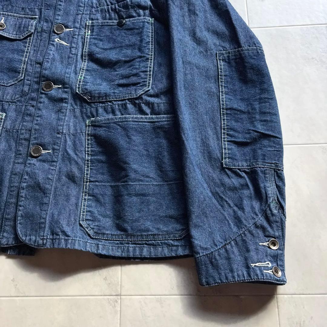 【美品】エンジニアードガーメンツ デニム エンジニアジャケット 短丈 USA製