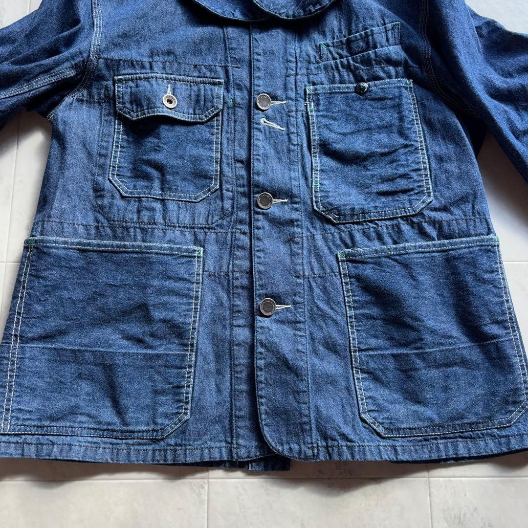 【美品】エンジニアードガーメンツ デニム エンジニアジャケット 短丈 USA製