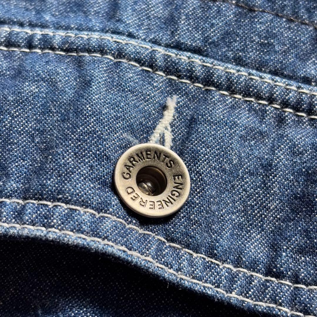 【美品】エンジニアードガーメンツ デニム エンジニアジャケット 短丈 USA製