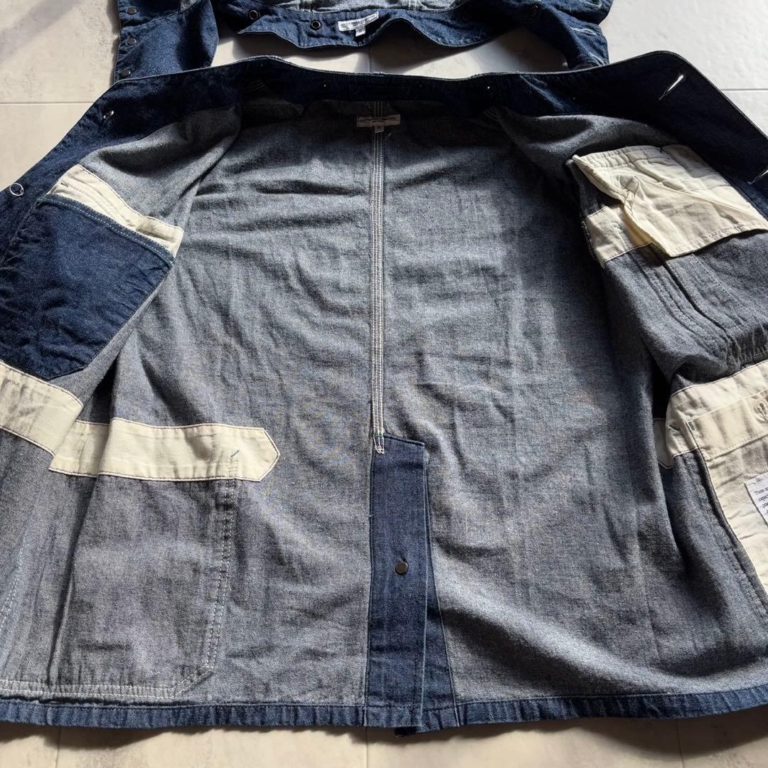【美品】エンジニアードガーメンツ デニム エンジニアジャケット 短丈 USA製