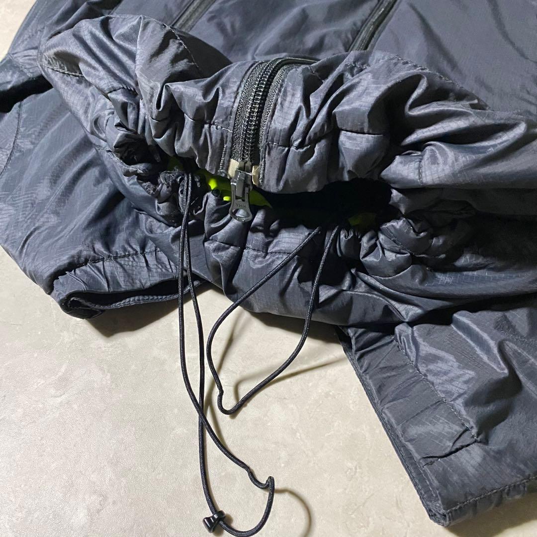 00s Columbia 短丈 ダウンジャケット 光沢 ドローコード XS