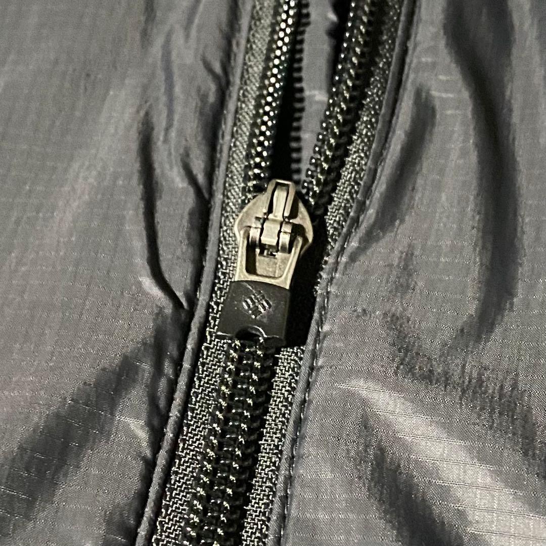 00s Columbia 短丈 ダウンジャケット 光沢 ドローコード XS