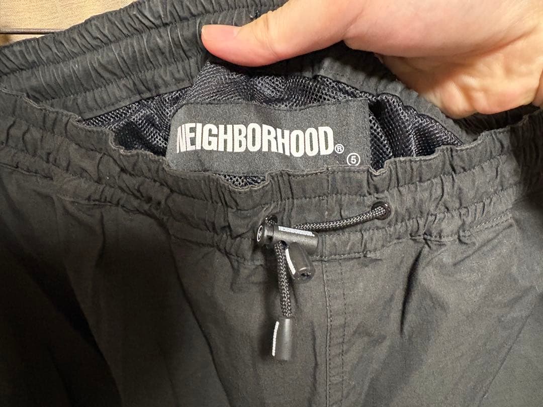 NEIGHBORHOOD ナイロンパンツ テーパード イージー コットン