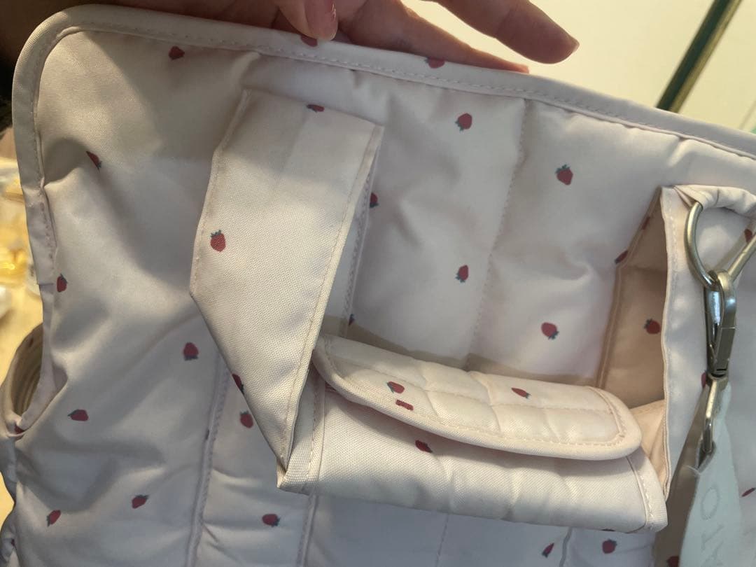 ジェラートピケ　犬用　キャリーバッグ　ピンク