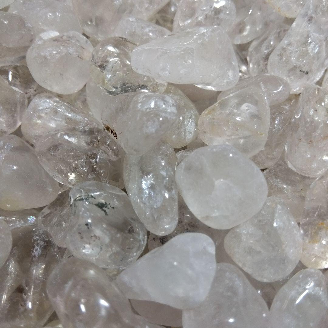 在庫整理特価　サービス品　中粒　ヒマラヤ水晶　さざれ　20kg　大量　まとめ