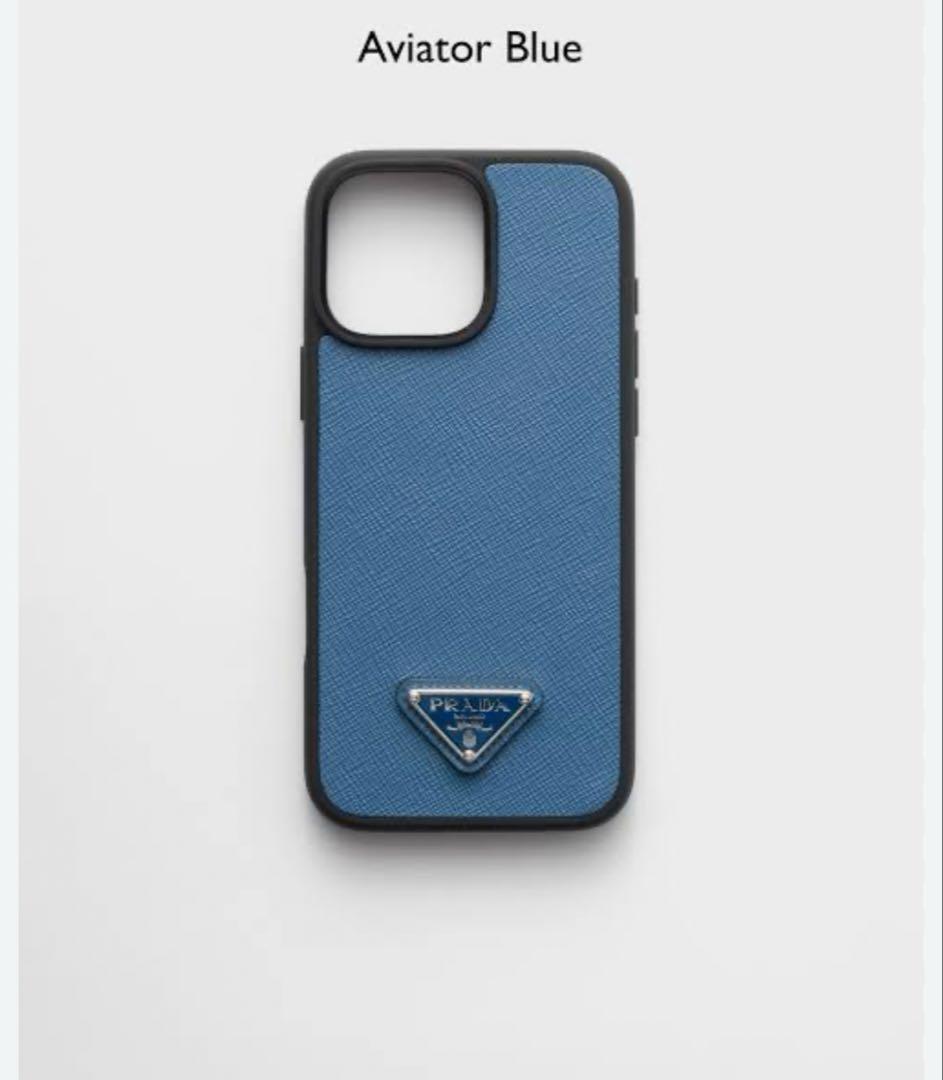 PRADA サフィアーノレザー　iPhone16proケース　箱付き
