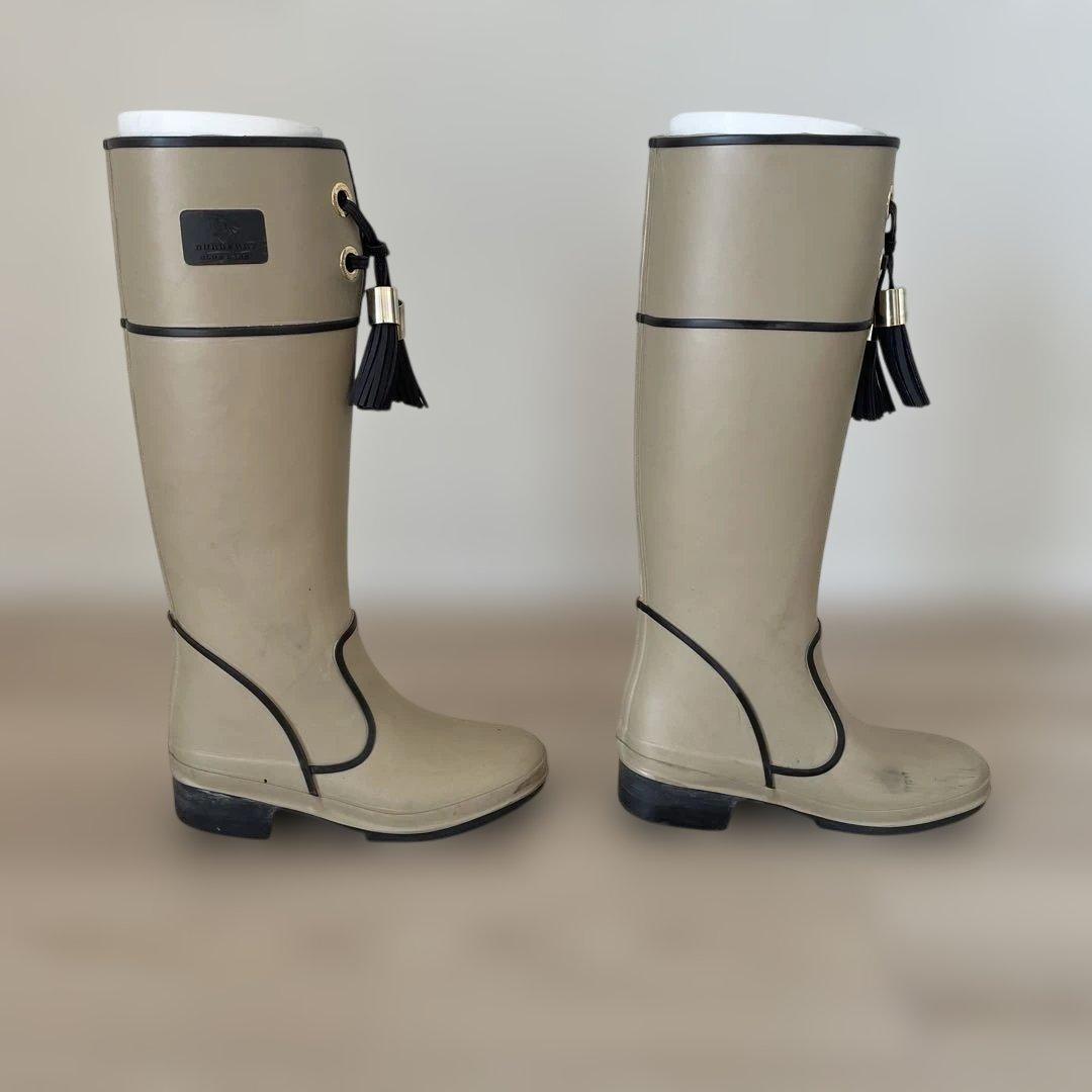 【Burberry】ラバーロングレインブーツ