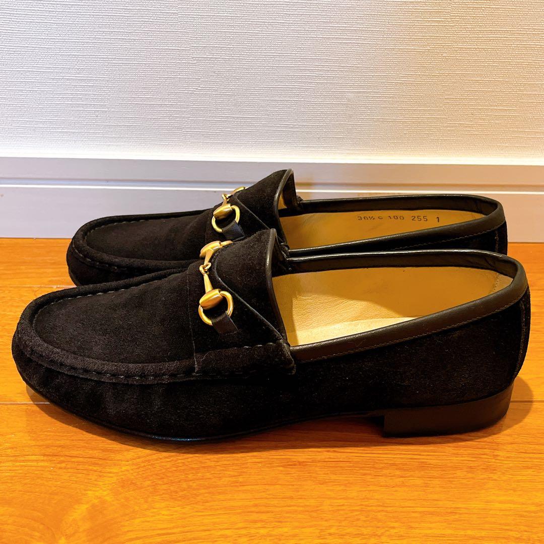Gucci ホースビット　モカシン　グッチ　ローファー　黒　金　靴