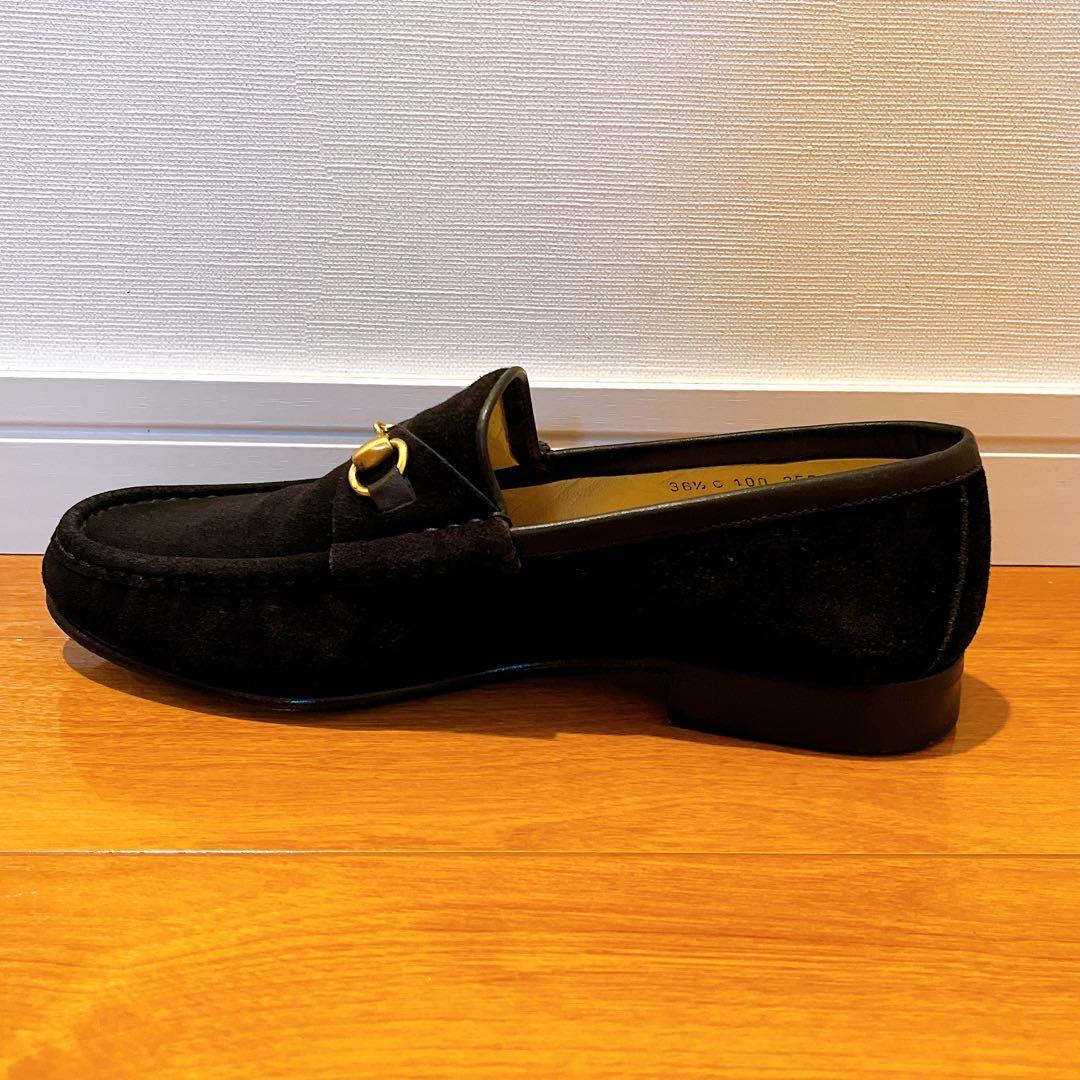 Gucci ホースビット　モカシン　グッチ　ローファー　黒　金　靴