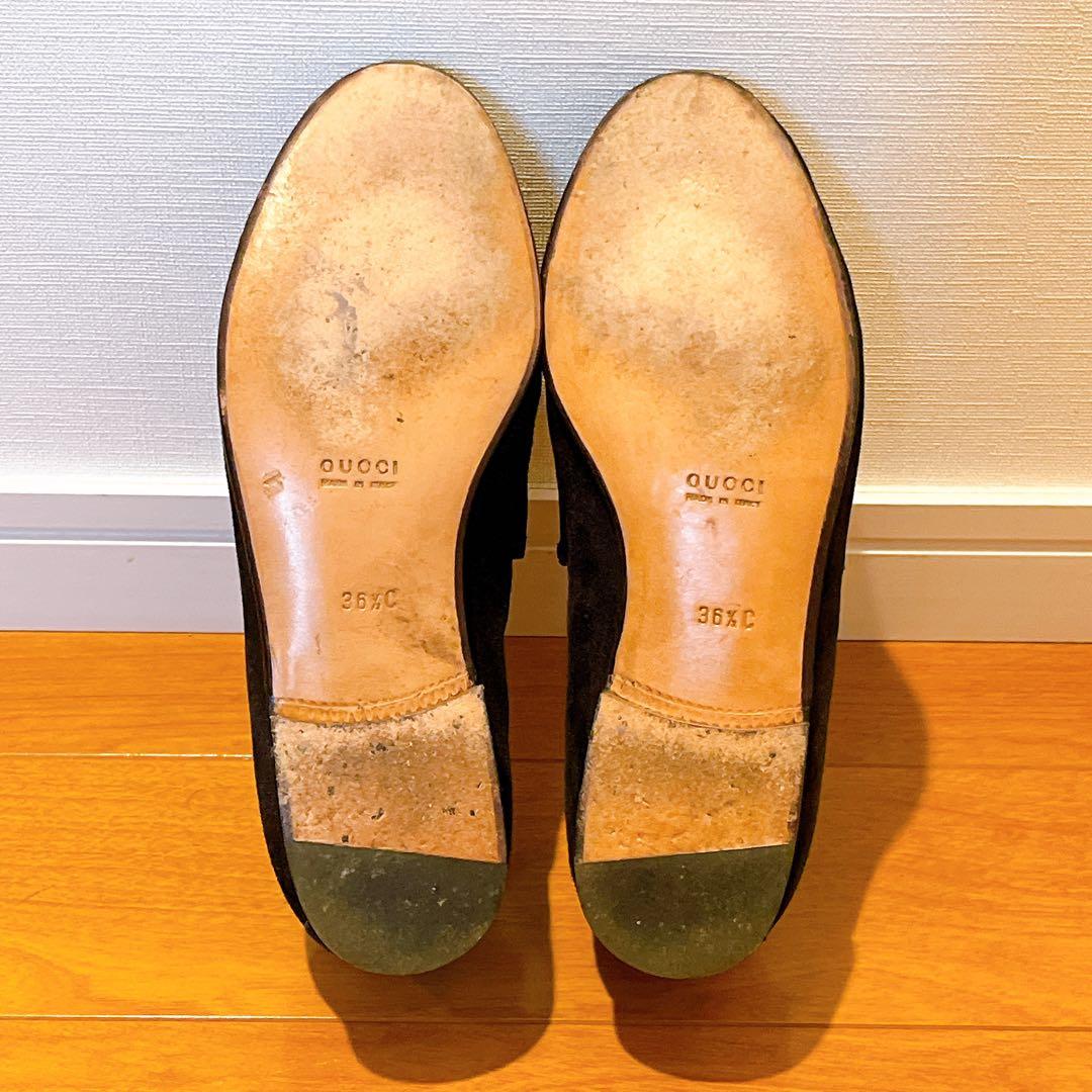 Gucci ホースビット　モカシン　グッチ　ローファー　黒　金　靴