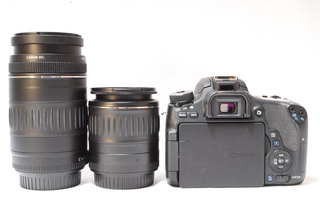 高画質✨美品✨Canon EOS 8000D✨超望遠ダブルレンズ✨Wi-Fi接続