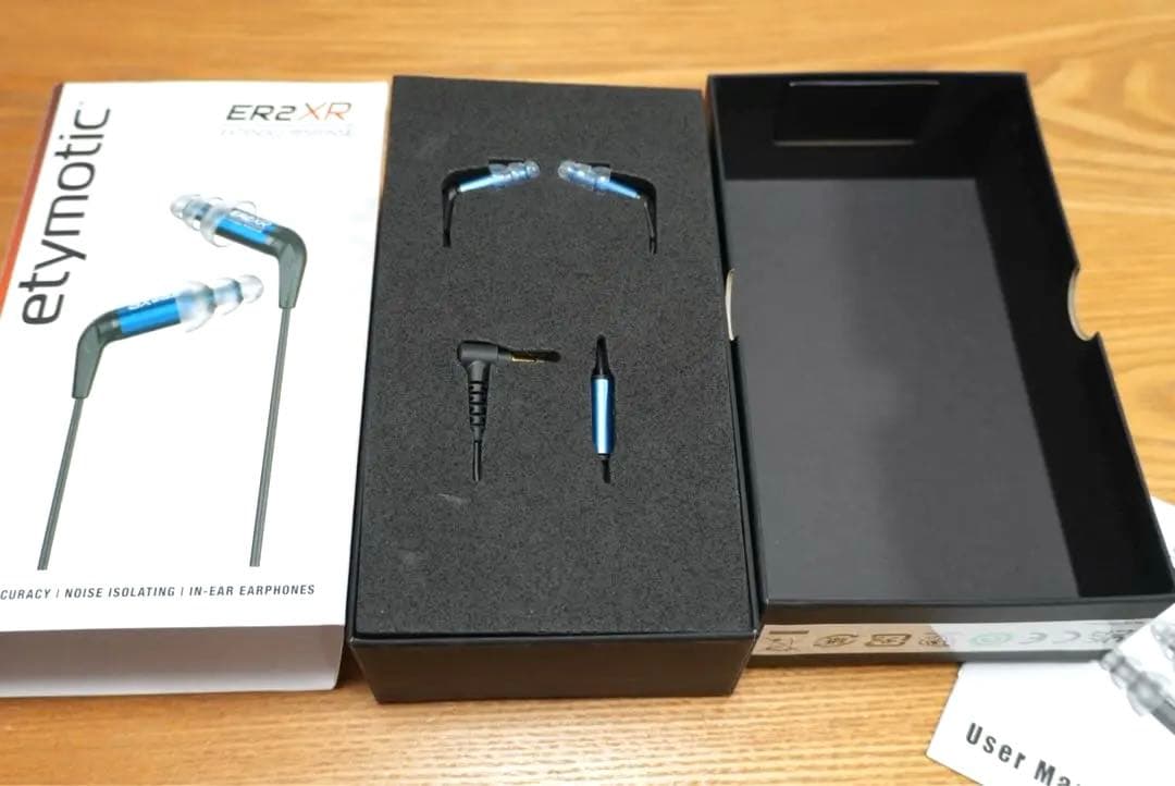 【超美品、ほぼ未使用】etymotic ER2XR +MMCX変換アダプタおまけ