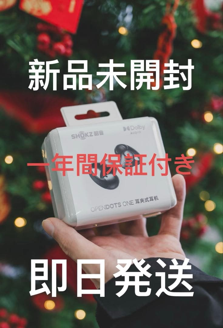 【新品未開封】SHOKZ OPENDOTS ONEブラック