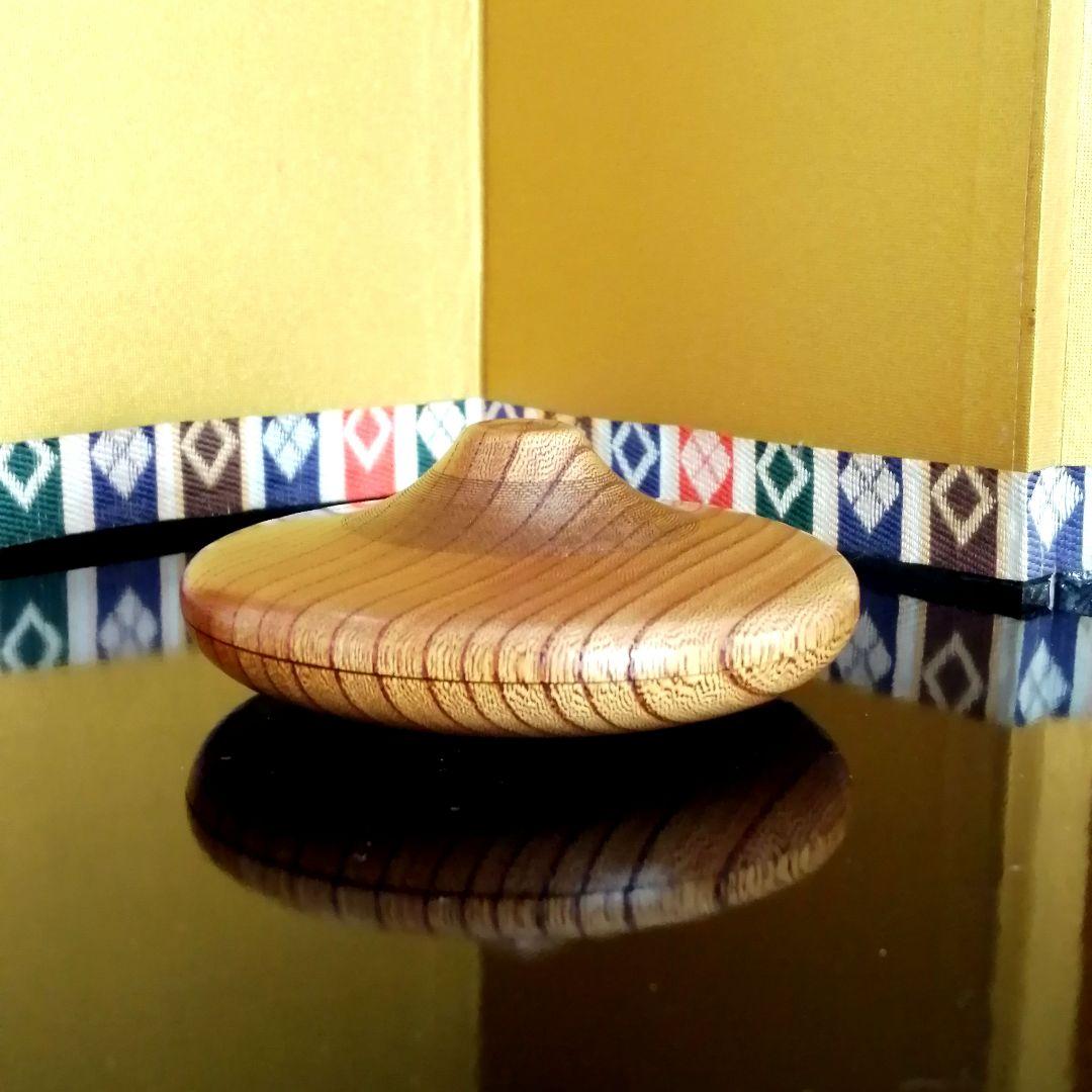 秋平造　線筋欅香合　共箱　茶道具　香合　欅　骨董