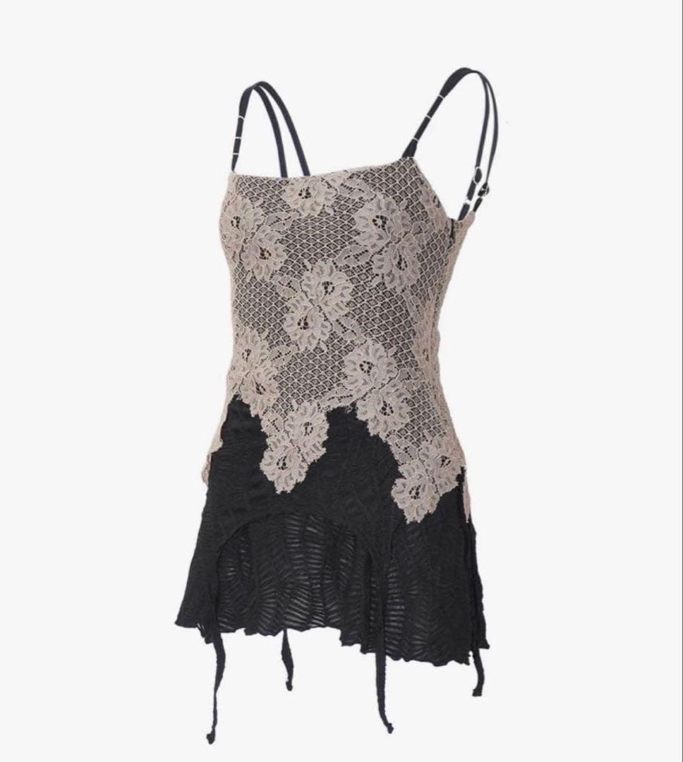 ワンピース theredthread S cutting lace dress