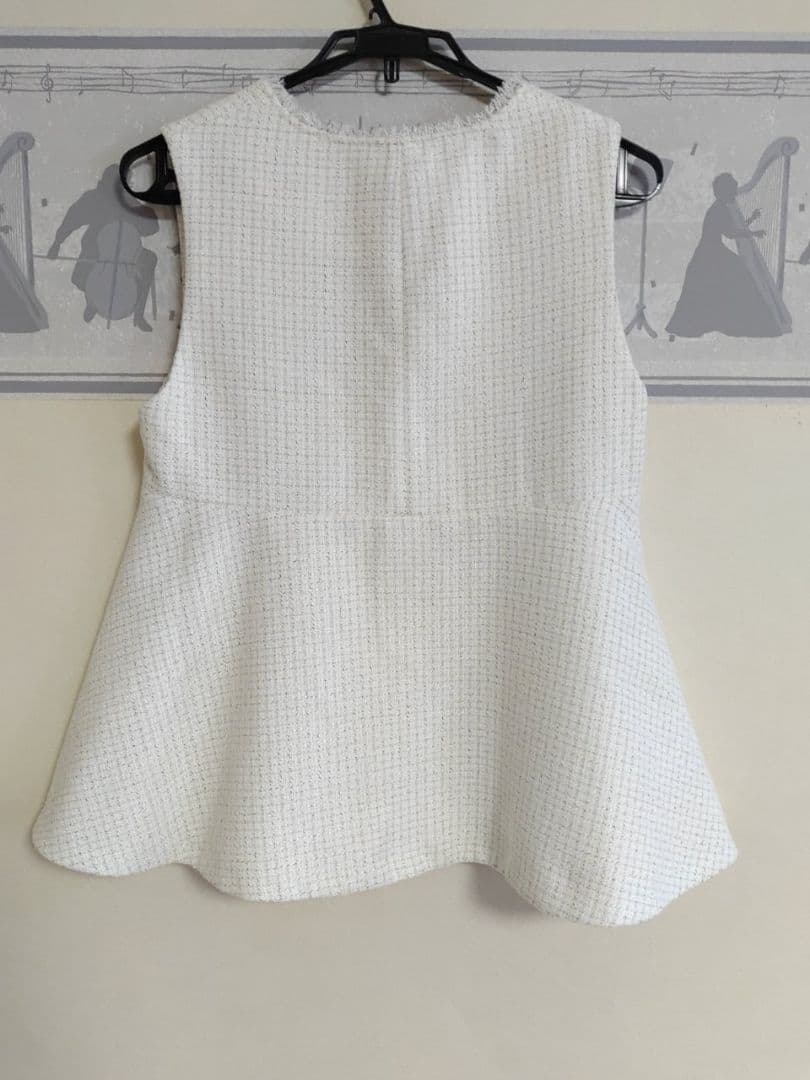 CELFORD　フレアペプラムツイードジレ　ツィードジレ　入学式　入園式　ベスト