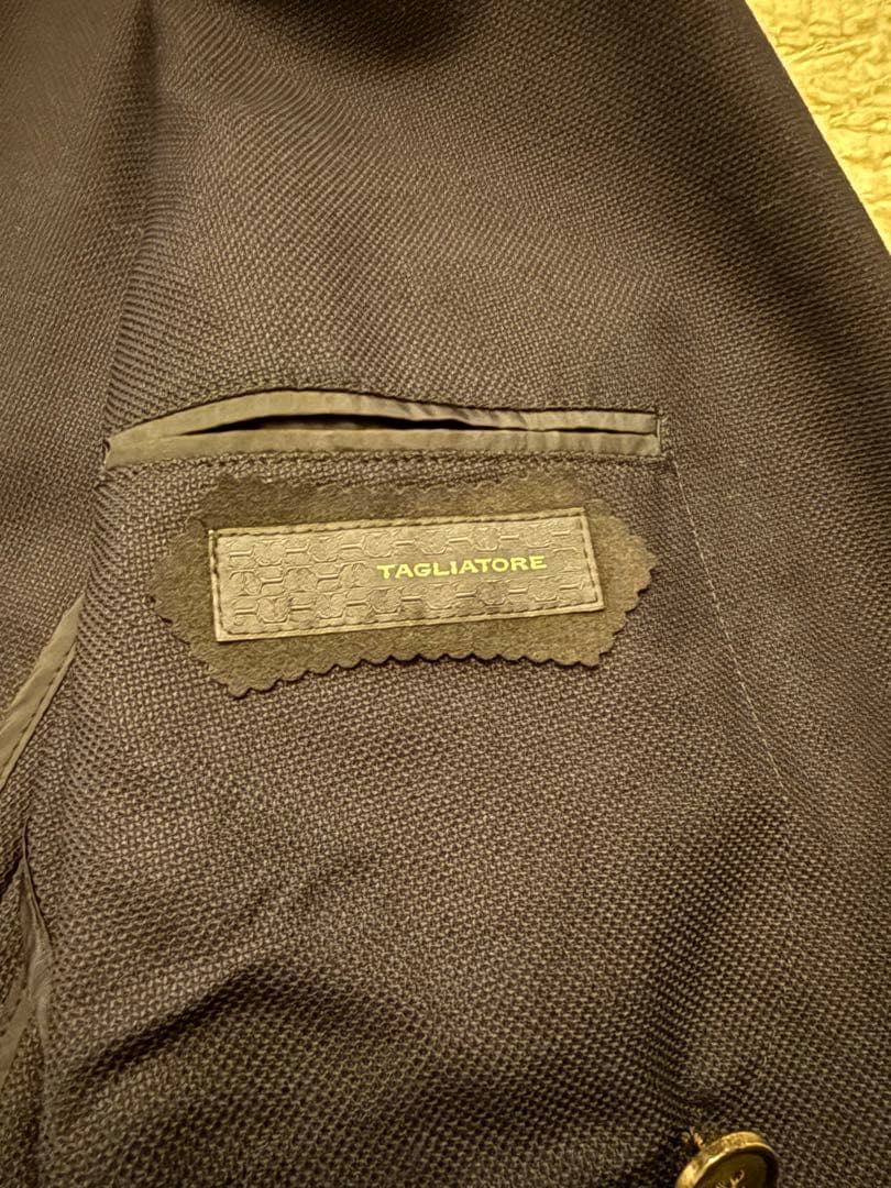 TAGLIATORE /ネイビー /ダブルブレストジャケット 46/7 R