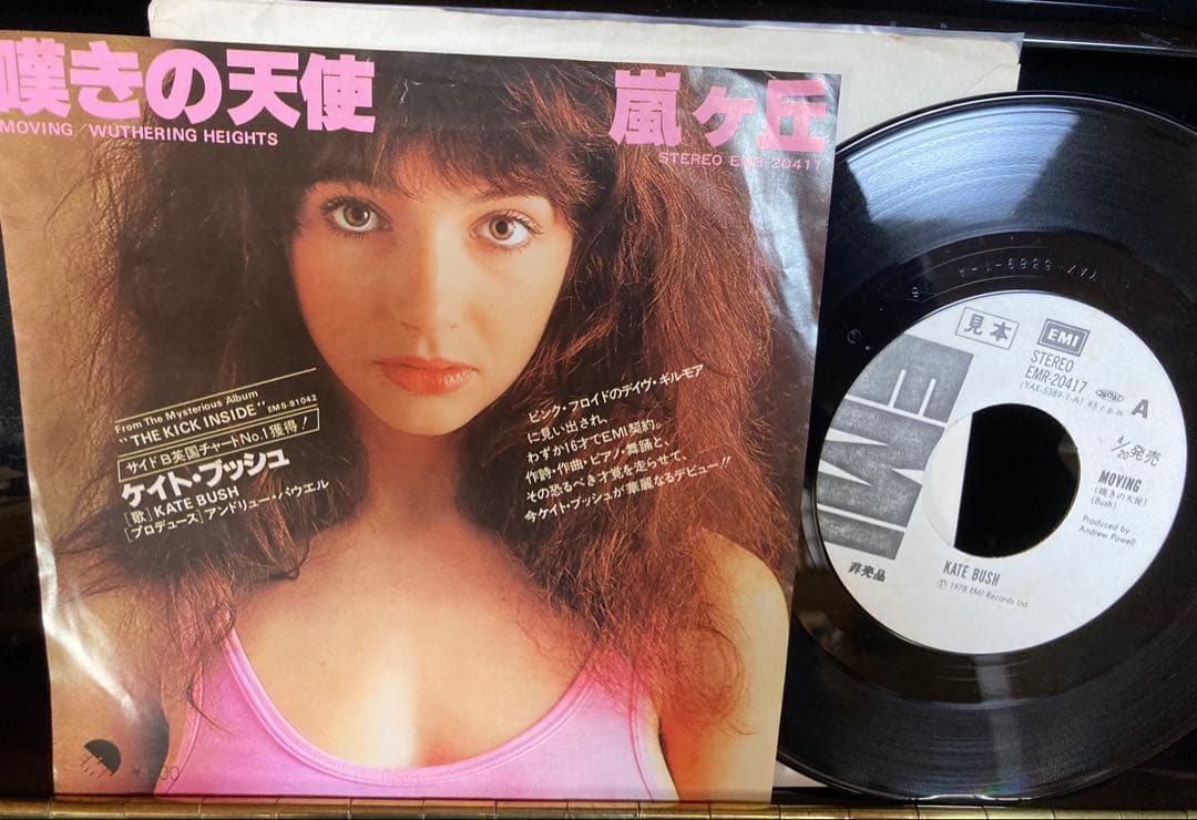 見本盤　ケイト・ブッシュ Wuthering Heights 7インチレコード