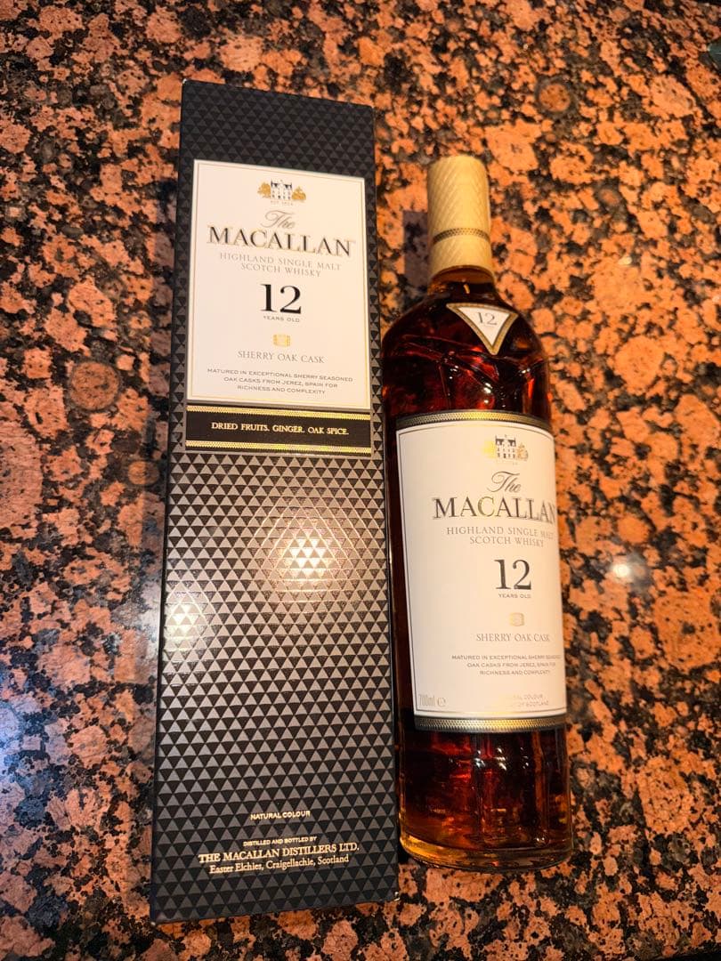 MACALLAN 12年 シェリーオークカスクスコッチウイスキー 700ml