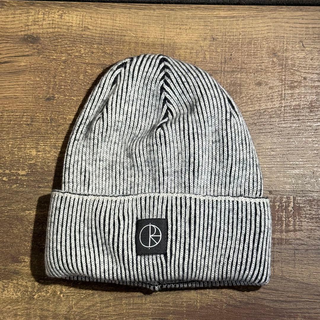 ポーラースケートカンパニー　ストライプ ニット帽　ビーニー