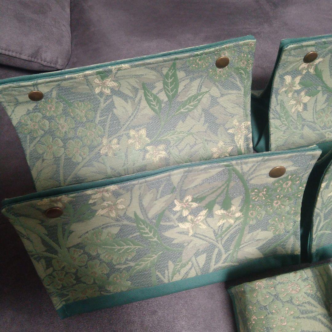 のぽぽん　ウィリアムモリス　ジャスミン　ボックスティッシュカバー5点セット