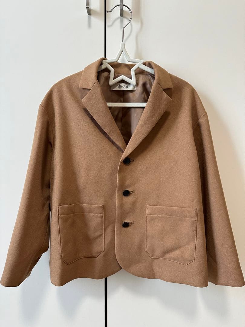 ふわふわ　elfinfolk セレモニースーツ・蝶ネクタイセット120cm