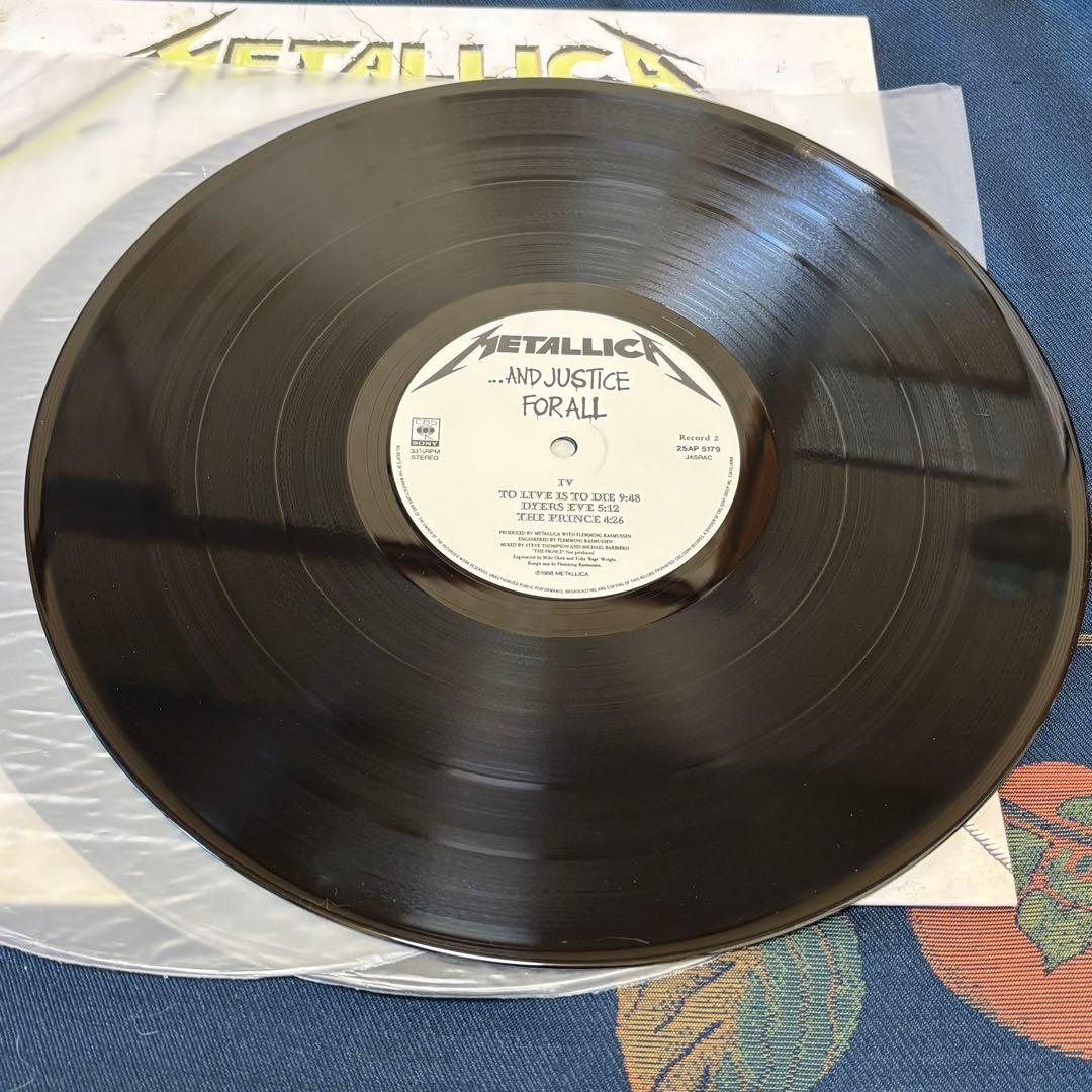 llica ...And Justice For All 日本盤LP