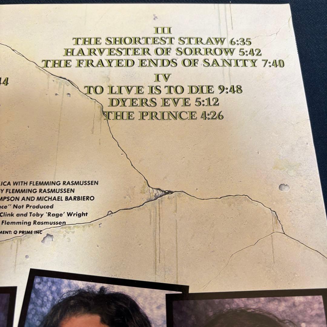 llica ...And Justice For All 日本盤LP