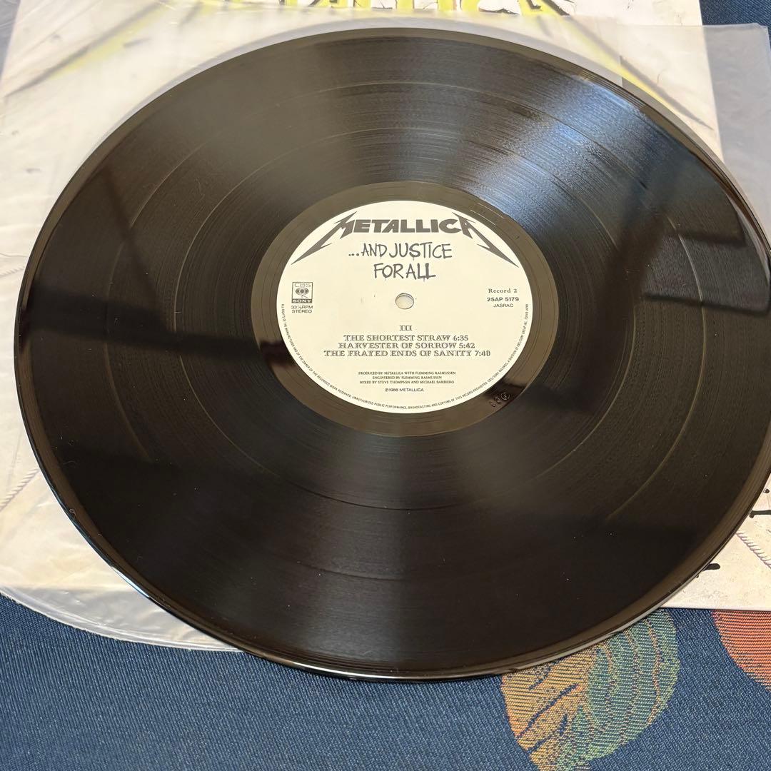 llica ...And Justice For All 日本盤LP