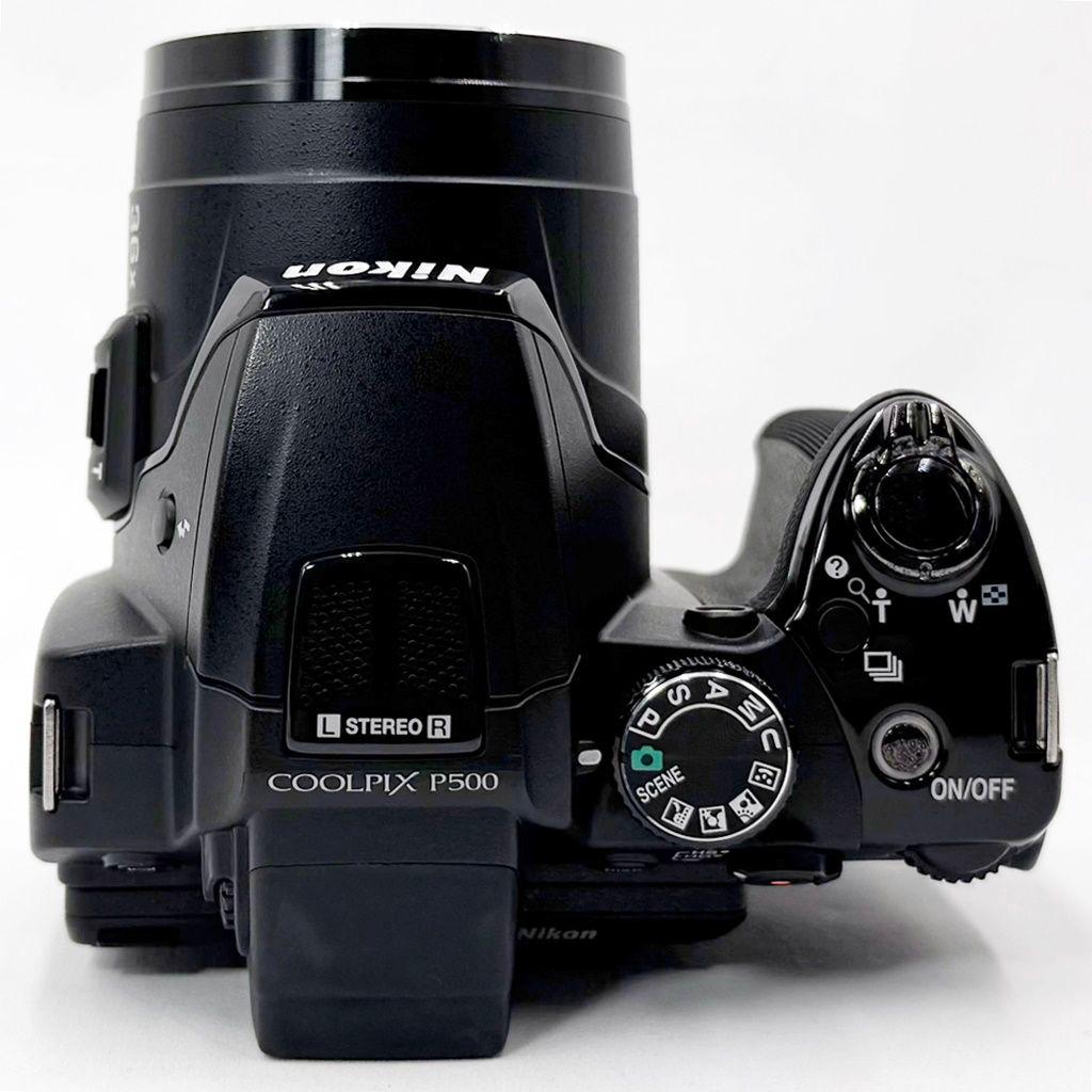 ニコン Nikon COOLPIX P500 ブラック コンデジ カメラ 中古