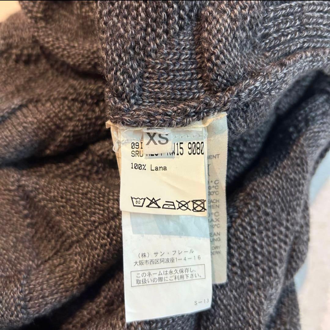 トップス 00s RAF by RAF SIMONS V-neck 3D sweater