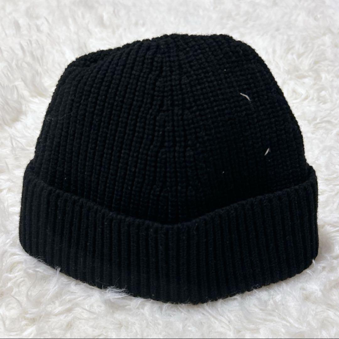 ✨美品✨メゾン・マルジェラ ニット帽 4ステッチ ビーニー マルタン M 黒