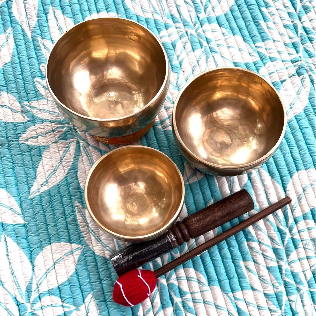 ハーモニートリオ No.10 10cm・12cm・13cm シンギングボウル
