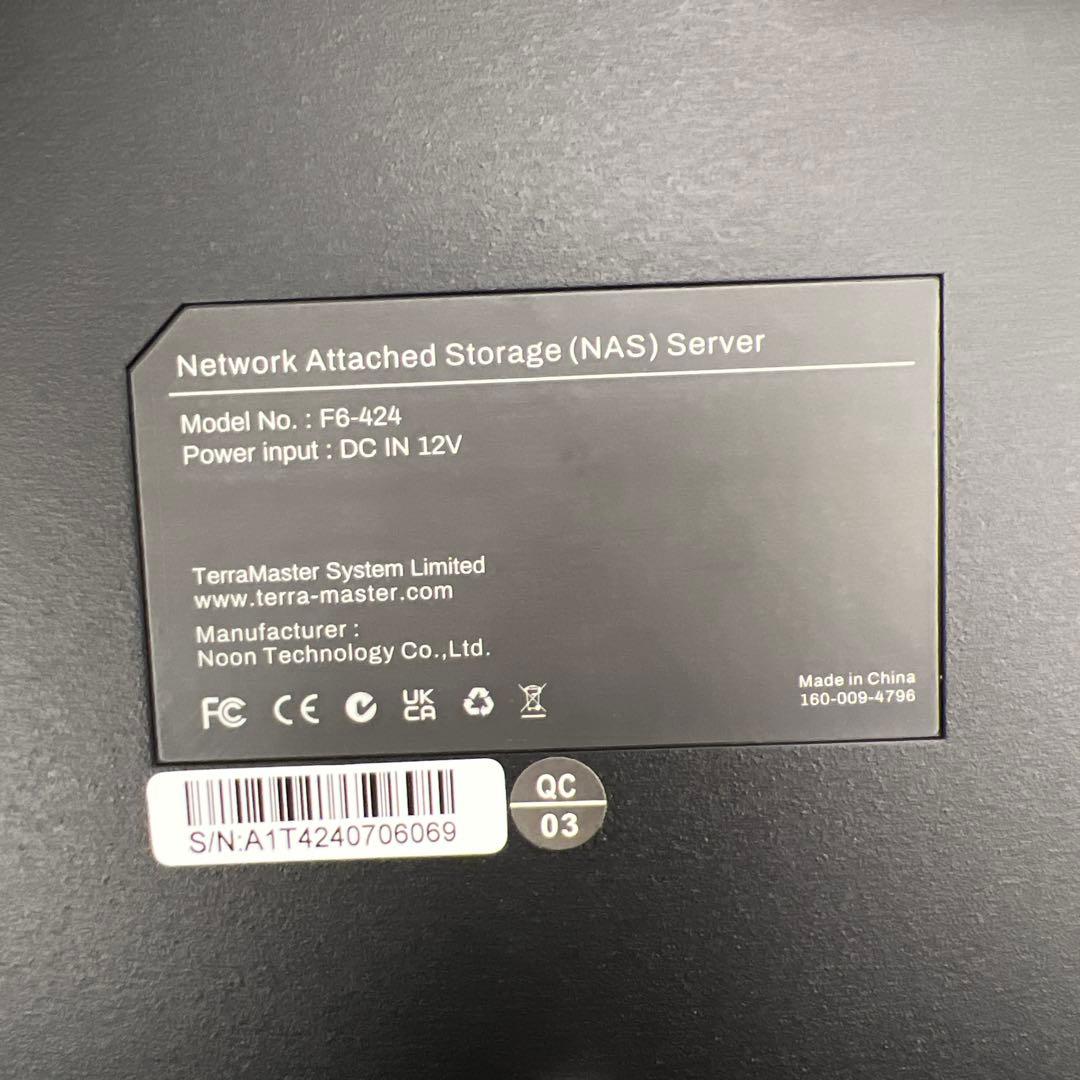 146 TERRAMASTER F4-424 HDD付属なし