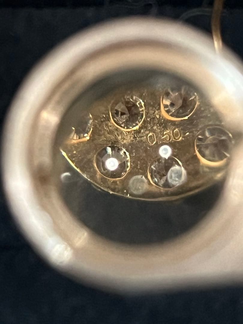 訳あり⭐︎k18ダイヤモンド0.5ct イヤリング 片耳のみ