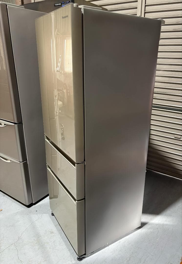 Panasonic 3ドア冷蔵庫 NR-C32FGM-Nフロントガラス315L