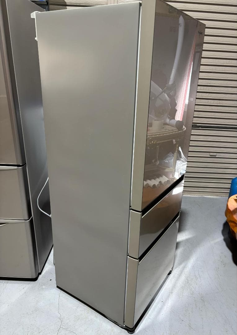 Panasonic 3ドア冷蔵庫 NR-C32FGM-Nフロントガラス315L