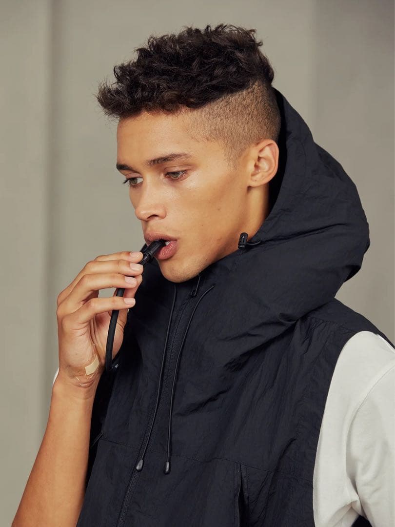 Pillowdy Utility Nylon Vest ネックピローグレー