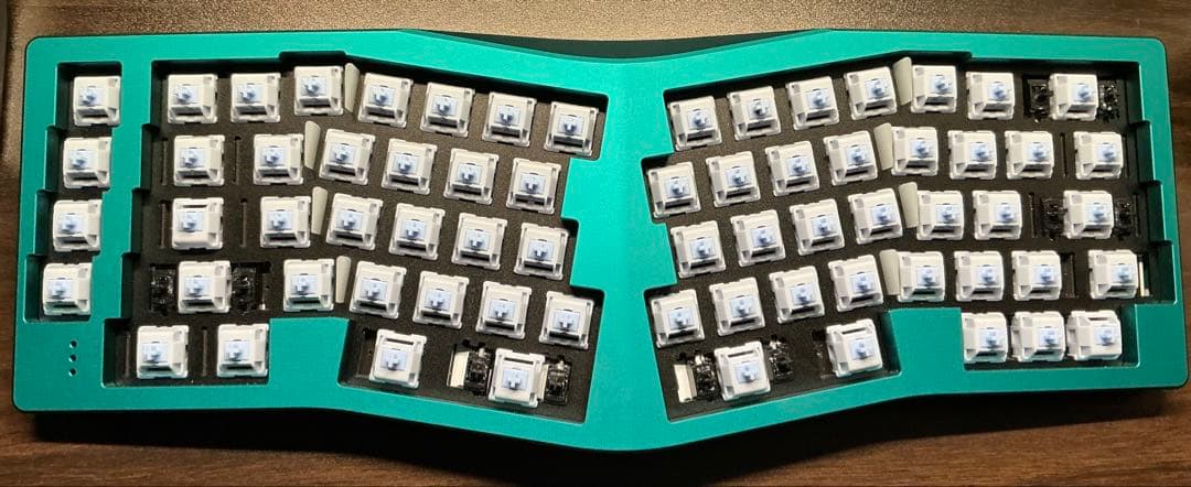 キーボード Qwertykeys NeoErgo Teal