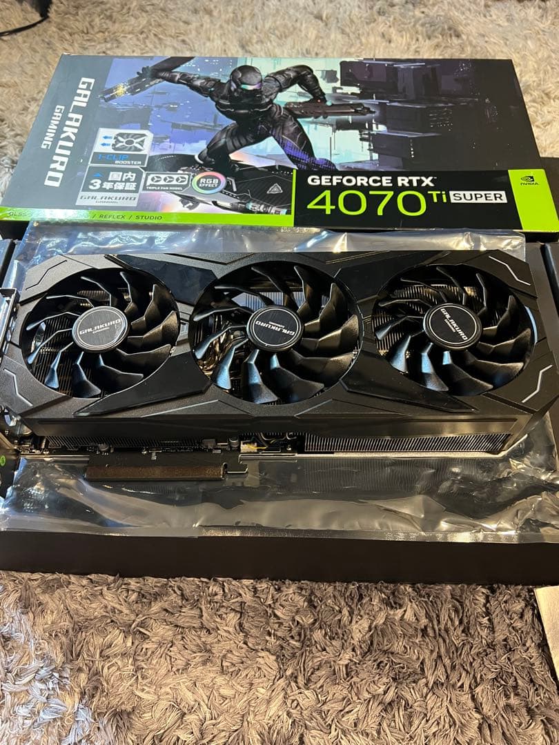 玄人志向　RTX4070TI super 新品同様