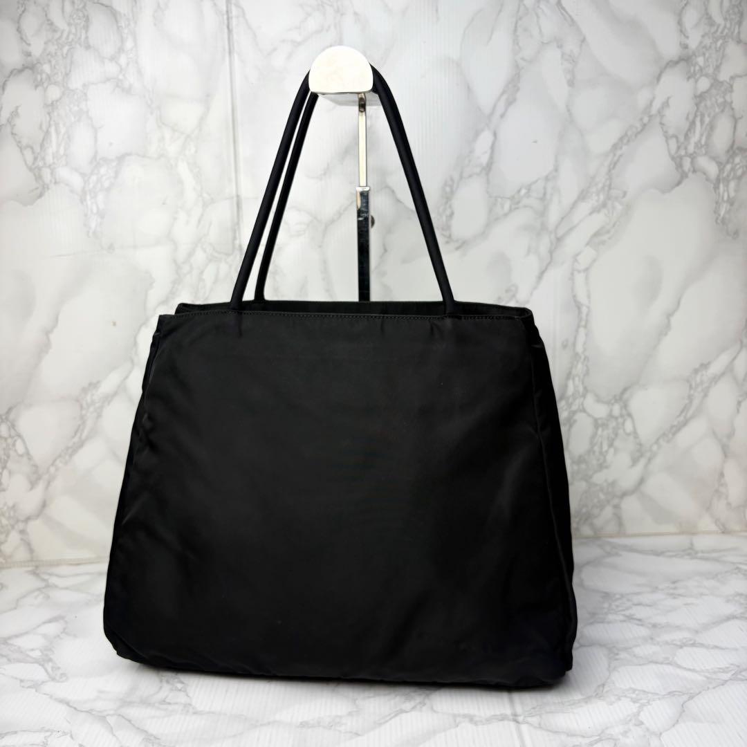 051 美品 PRADA ハンドバッグ トートバッグ 肩掛け 黒 lv3