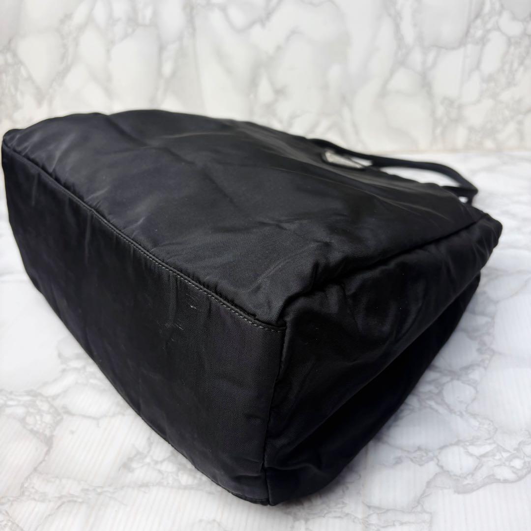 051 美品 PRADA ハンドバッグ トートバッグ 肩掛け 黒 lv3