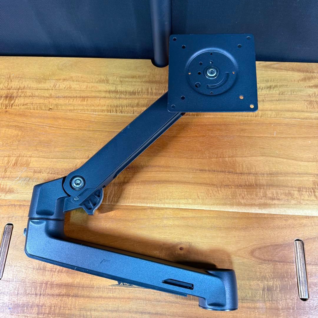 Ergotron LX デスク モニターアーム マットブラック 34インチ対応