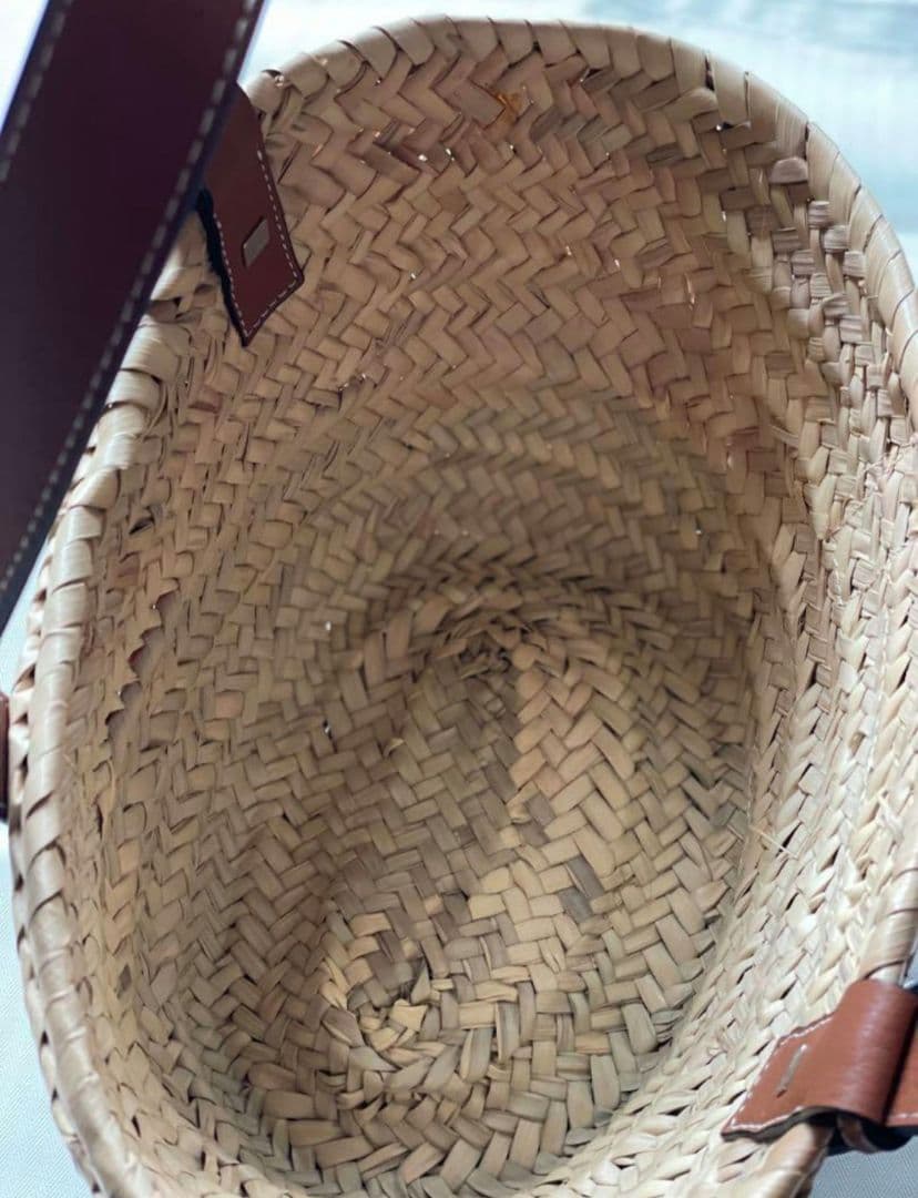 ロエベ　バスケット　かごバッグ　スモール